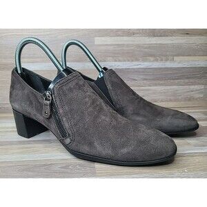 Munro Grey Narrow Ankle Boots